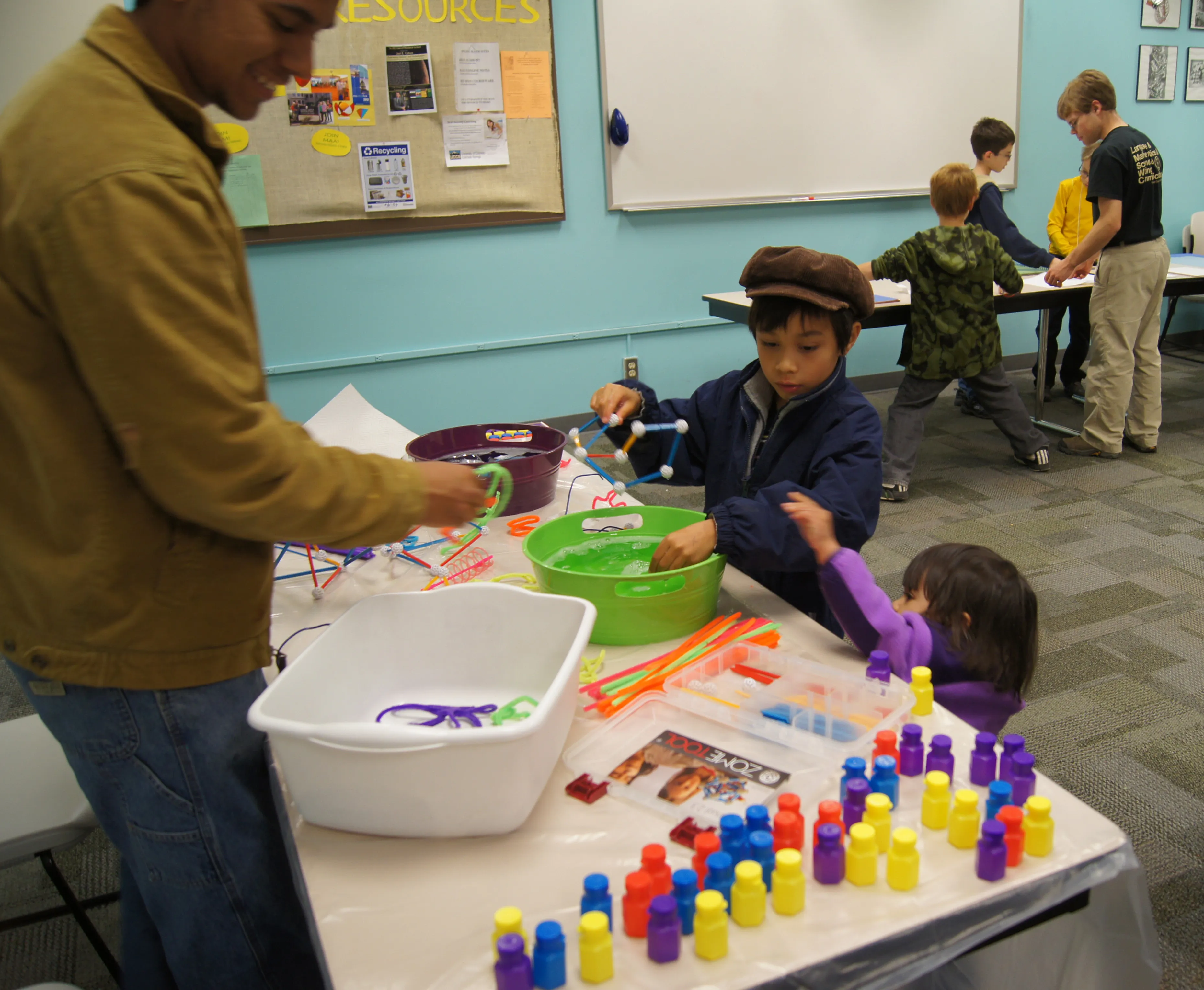 Participants at cool science carnival