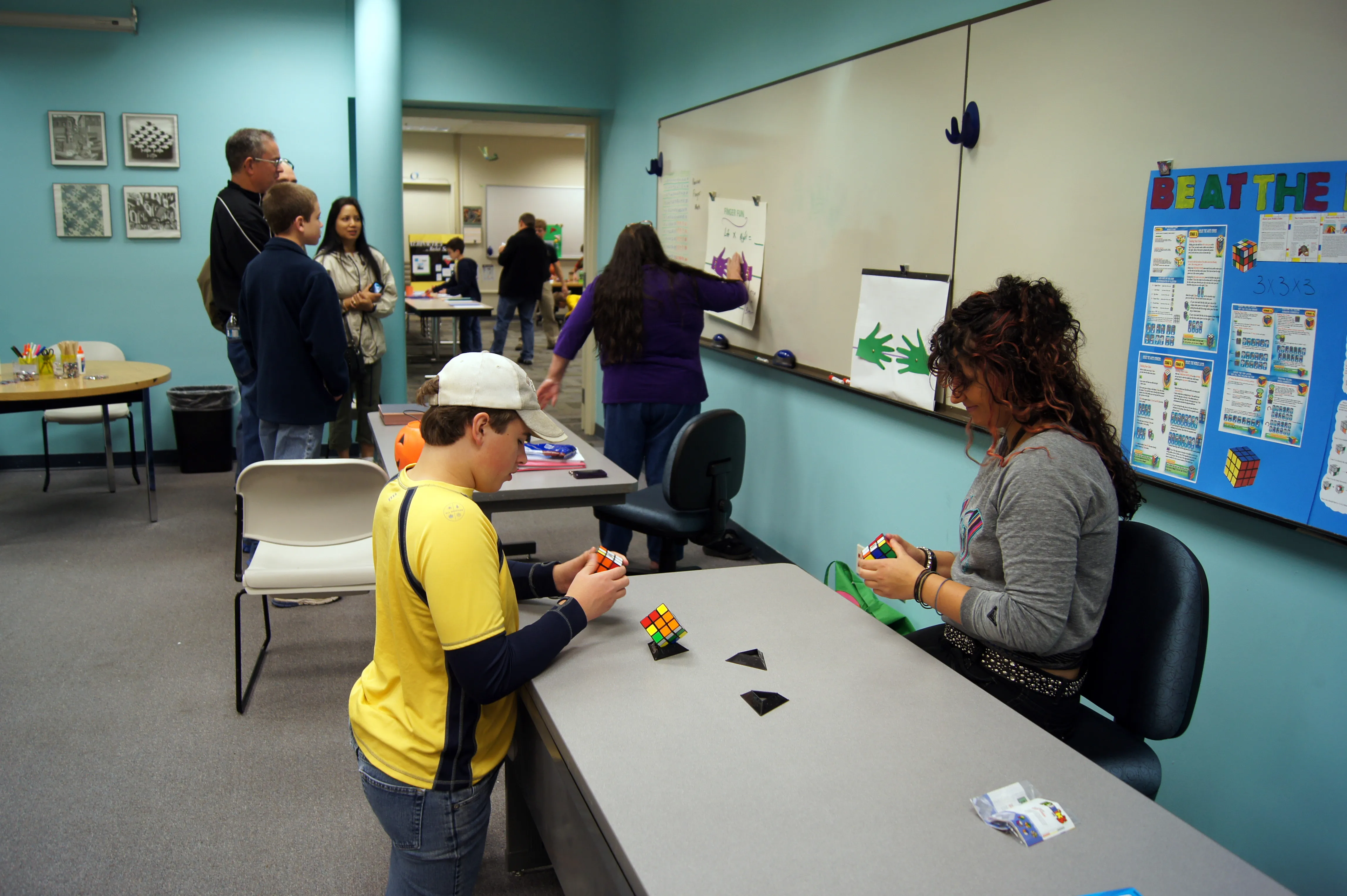 Participants at cool science carnival